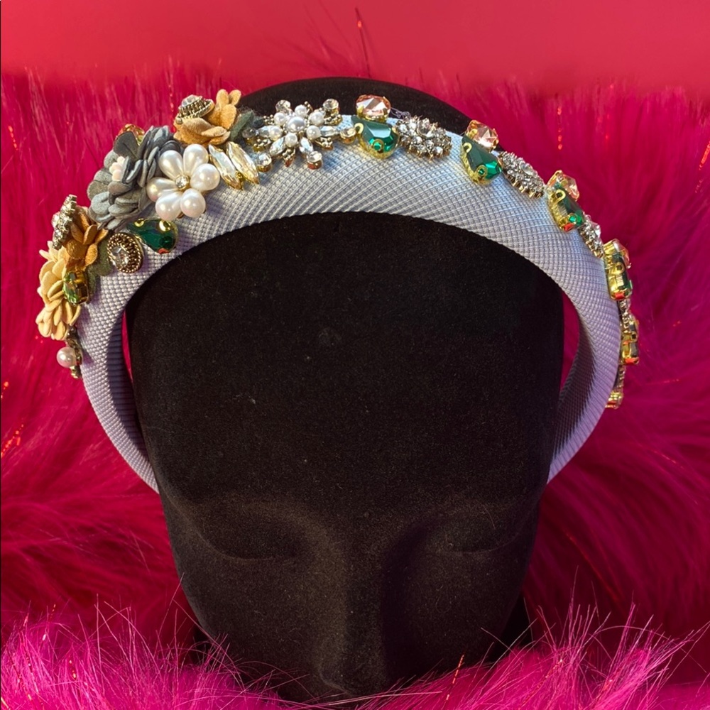Floral Jewel Garden Headband